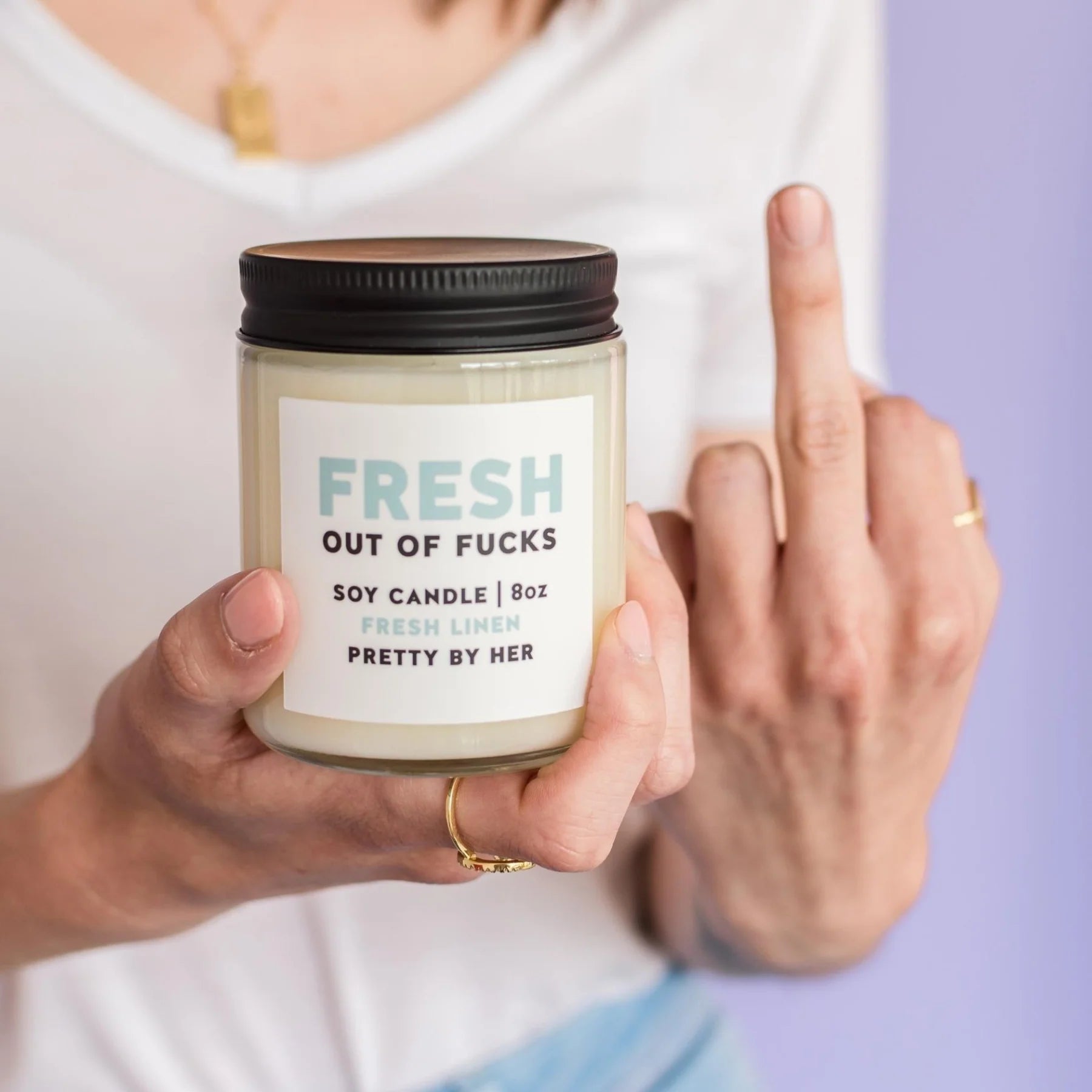 Fresh Outta F*cks | Soy Wax Candle