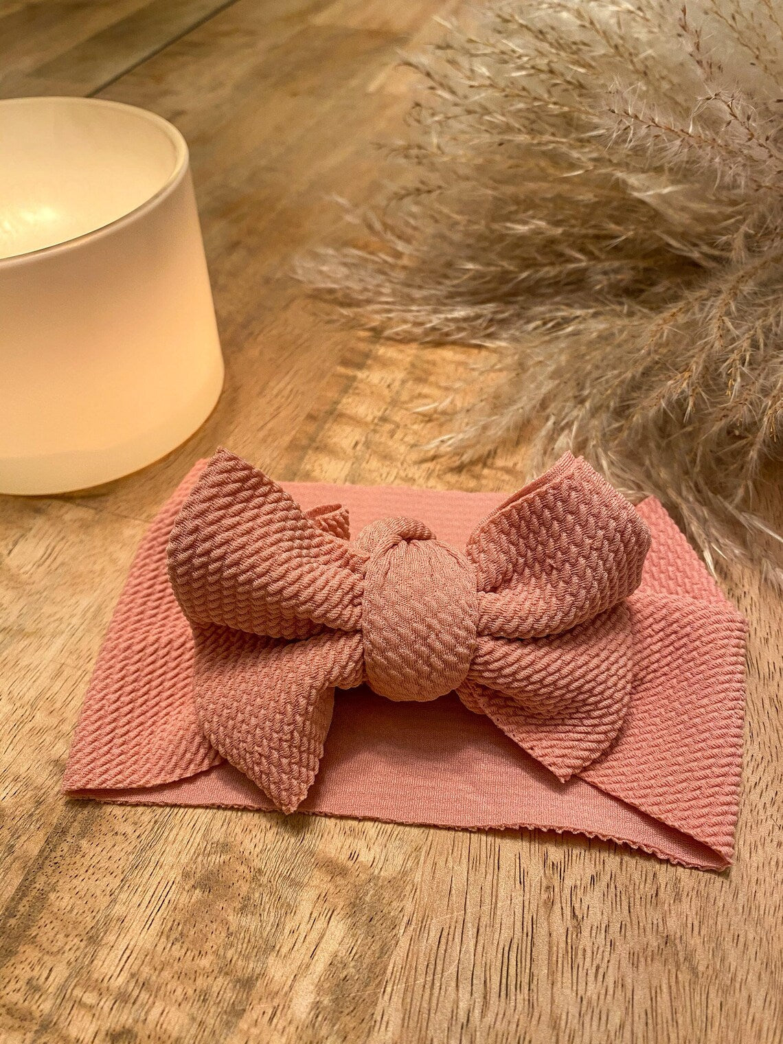 Rose Pink Headwrap | Madi's Bow Co