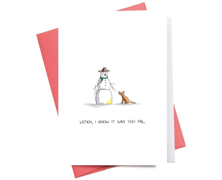 I Know It Was You - Holiday Greeting Card | Inkwell Cards