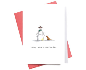 I Know It Was You - Holiday Greeting Card | Inkwell Cards