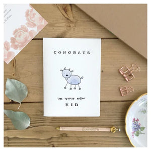 Congrats On Your New Kid - Greeting Card | Kenzie Cards
