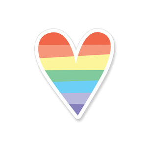 Rainbow Heart Sticker | Apartment 2