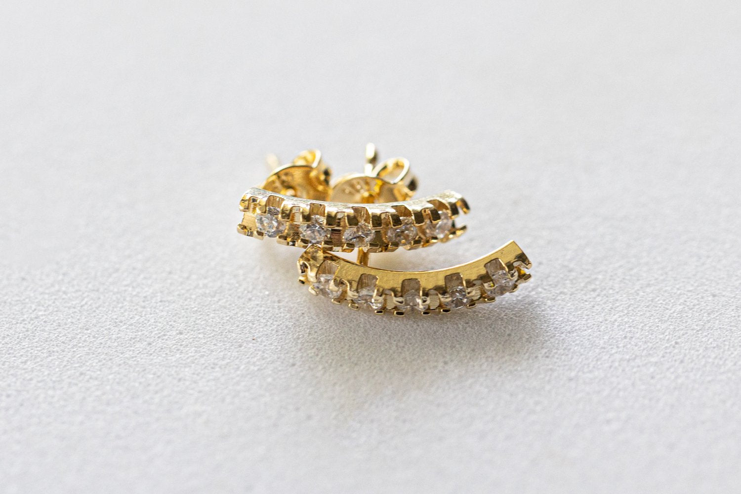 Camilla Curved Studs | Lily & Elm