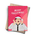 Jonah Hill Merry Christmas - Holiday Greeting Card | Pop Cult Paper