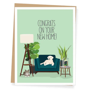 Mid Century Modern New Home - Greeting Card | Apartment 2 Cards