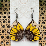 Sunflower Boho Earrings