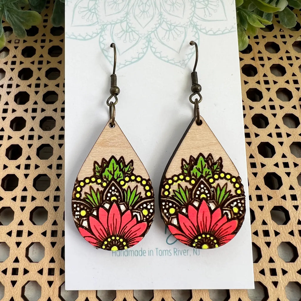 Hot Pink Floral Mandala