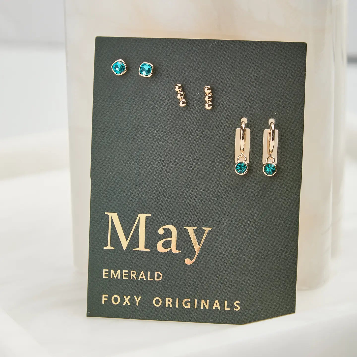May | Birthstone Earrings