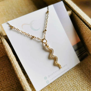 Mini Snake - Necklace | Over The Moon