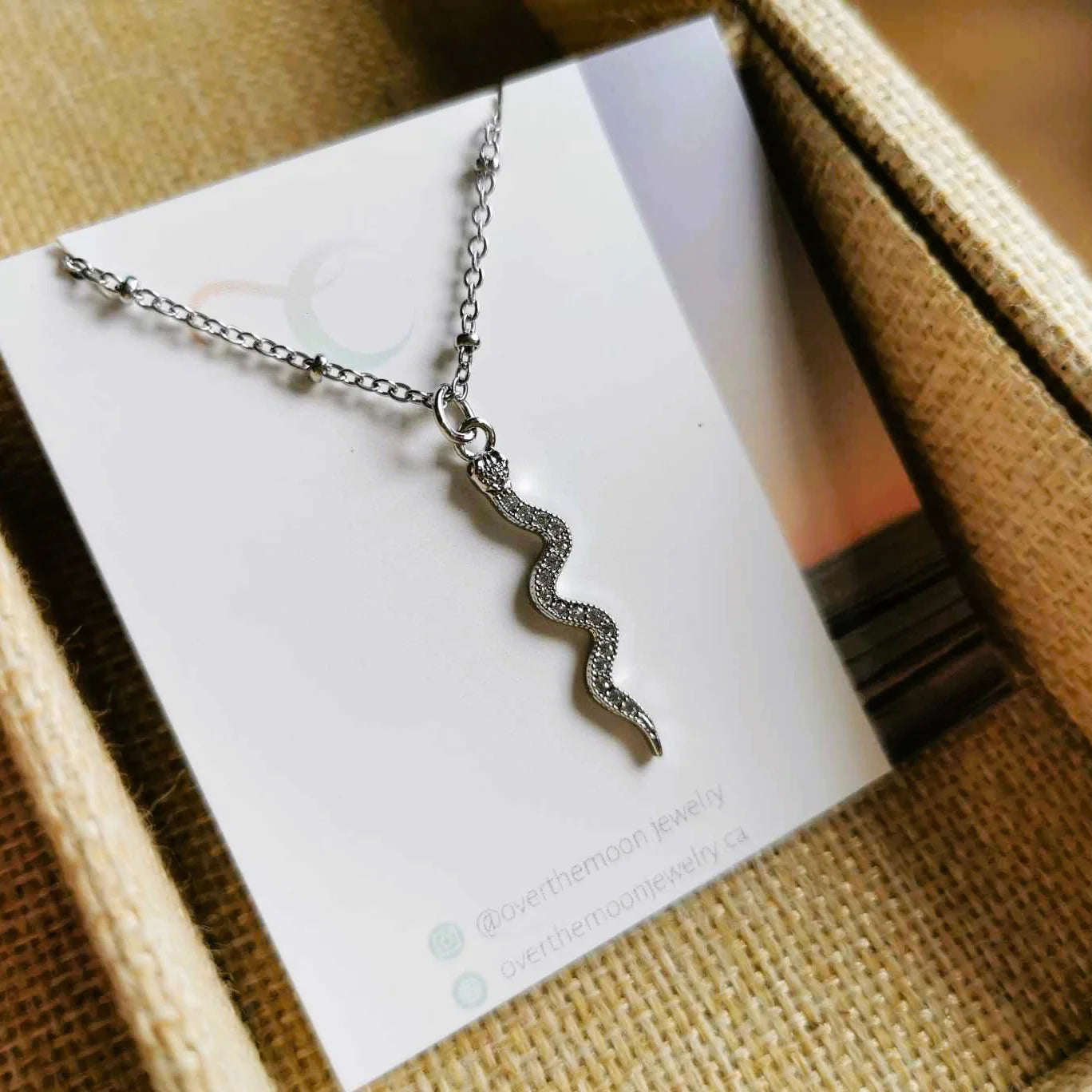 Mini Snake - Necklace | Over The Moon
