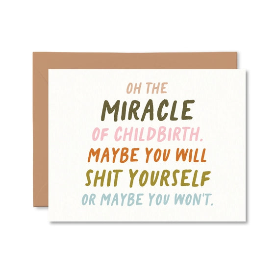 The Miracle of Childbirth - Greeting Card | Pretty By Her