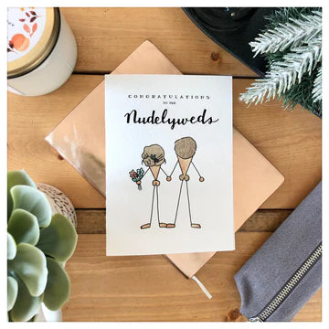 Congratulations To The Nudelyweds - Greeting Card | Kenzie Cards