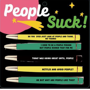 People Suck Pen Set | Shop Fun Club
