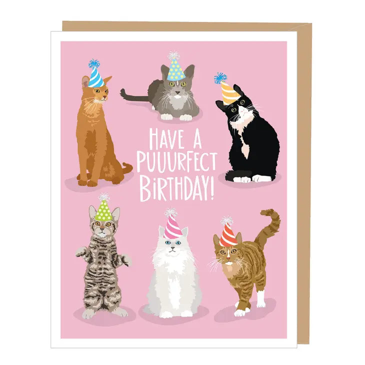 Puurfect Cats - Birthday Card | Apartment 2 Cards