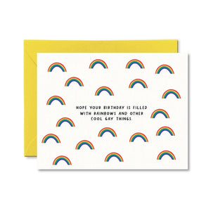 Rainbows & Other Cool Gay Things - Greeting Card | Pretty By Her