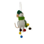 Garland - Felted Mouse Ornament | Nostalgia