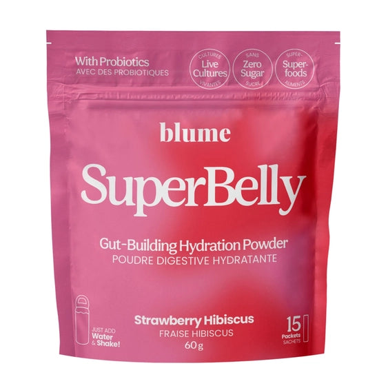Strawberry Hibiscus - Superbelly Hydration & Gut Mix | Blume