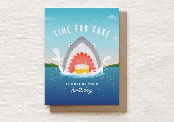 Time For Cake - Birthday Card | Quirky Paper Co.