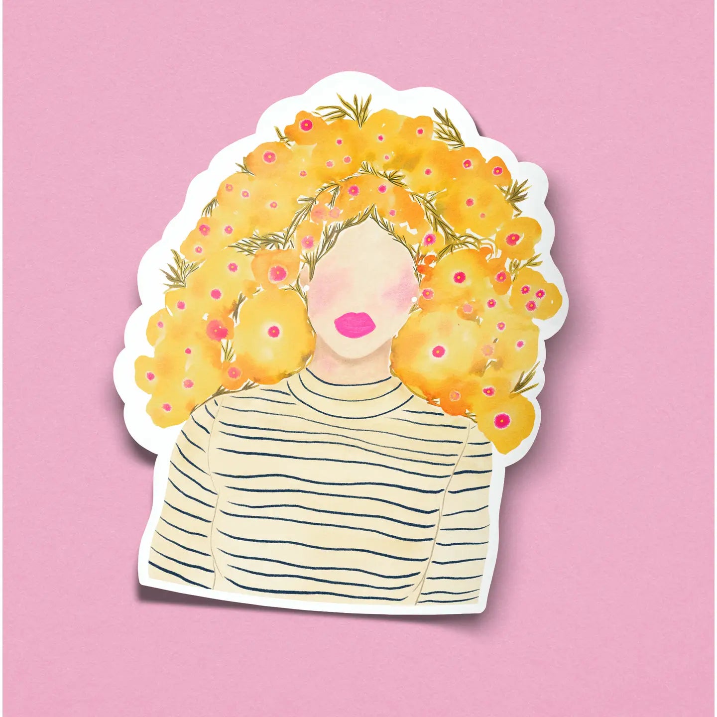 Harvest Hair - Sticker | Vivian Sofia Designs