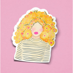 Harvest Hair - Sticker | Vivian Sofia Designs