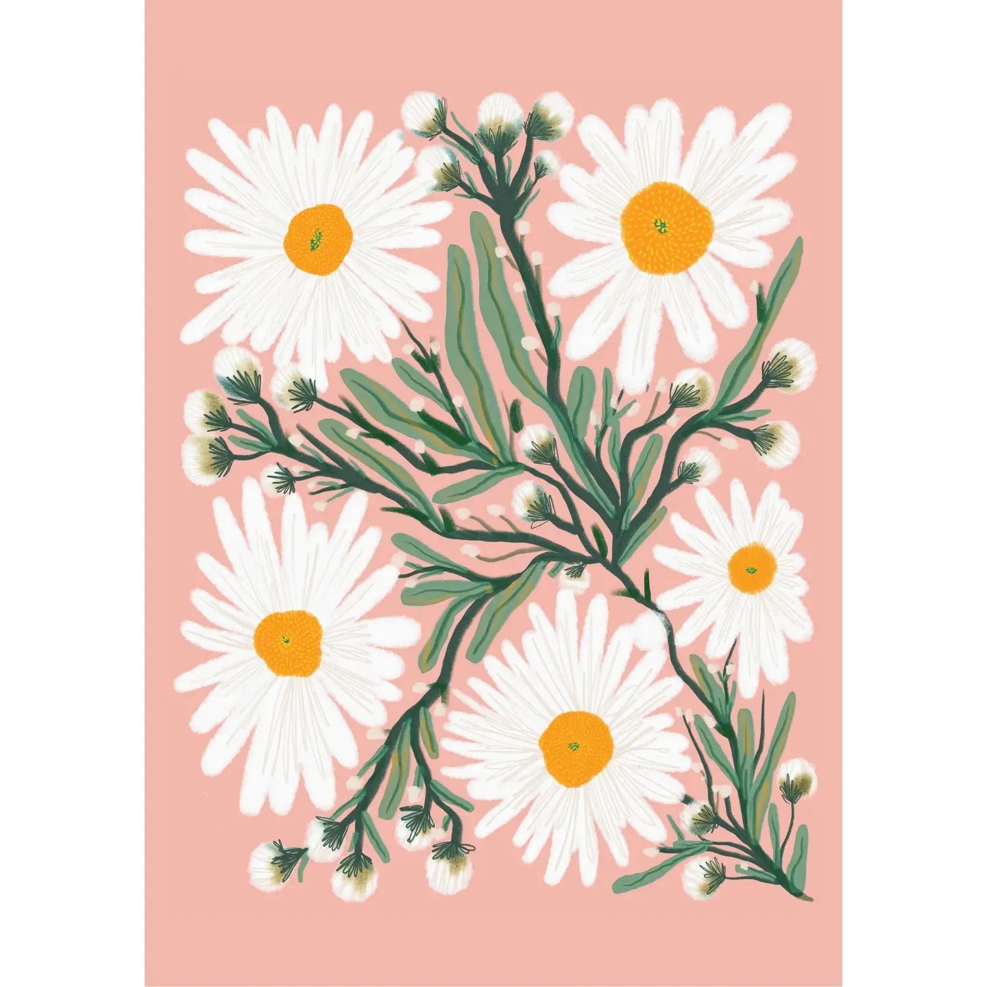 Floral Daisies | Art Print