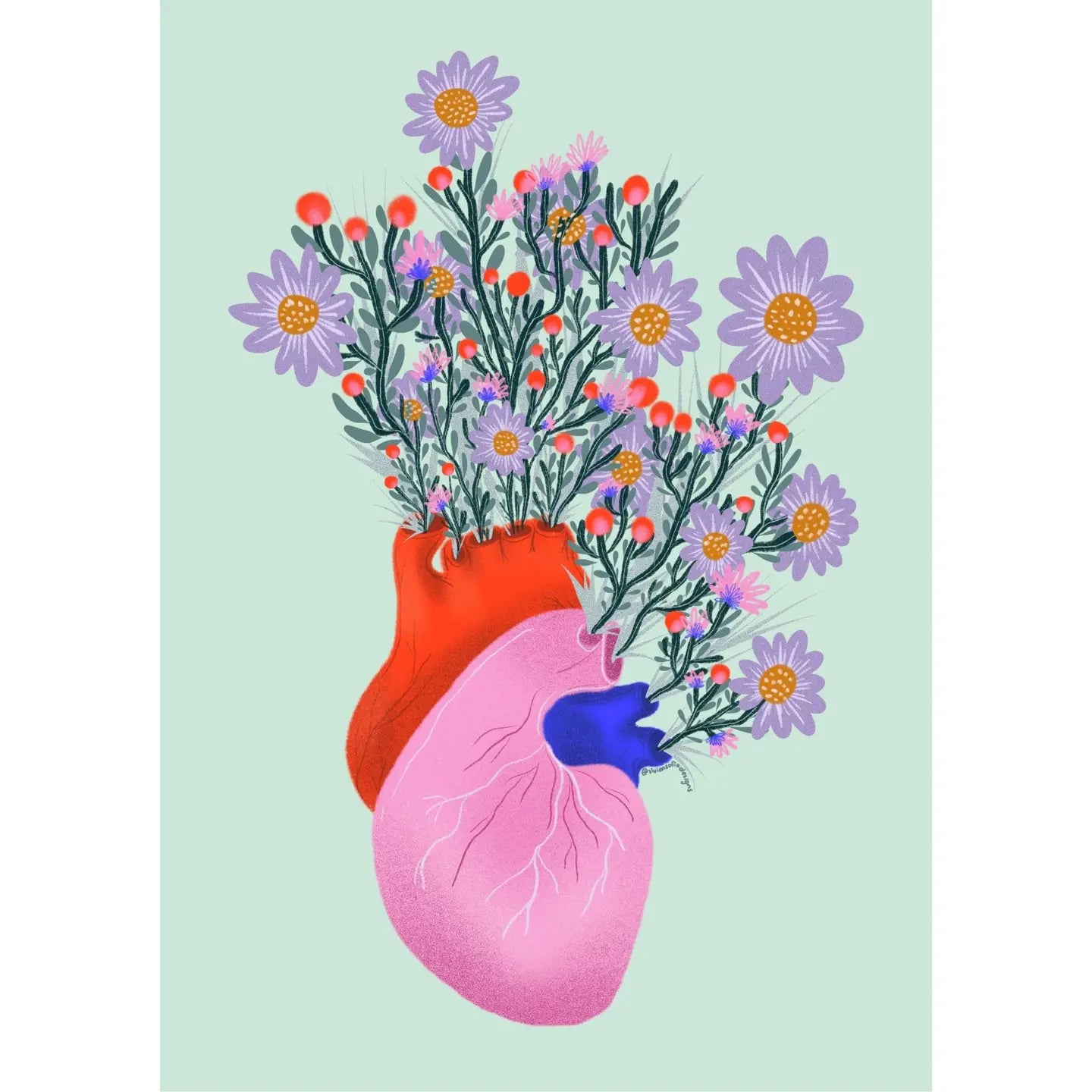 Blooming Heart | Art Print