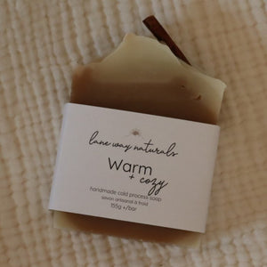 Warm + Cozy - Cold Process Soap Bar | Lane Way Naturals