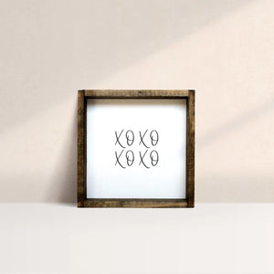 XOXO - Mini Wooden Signs | William Rae Designs