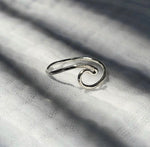 Silver Wave Ring - Makena Cove Designs